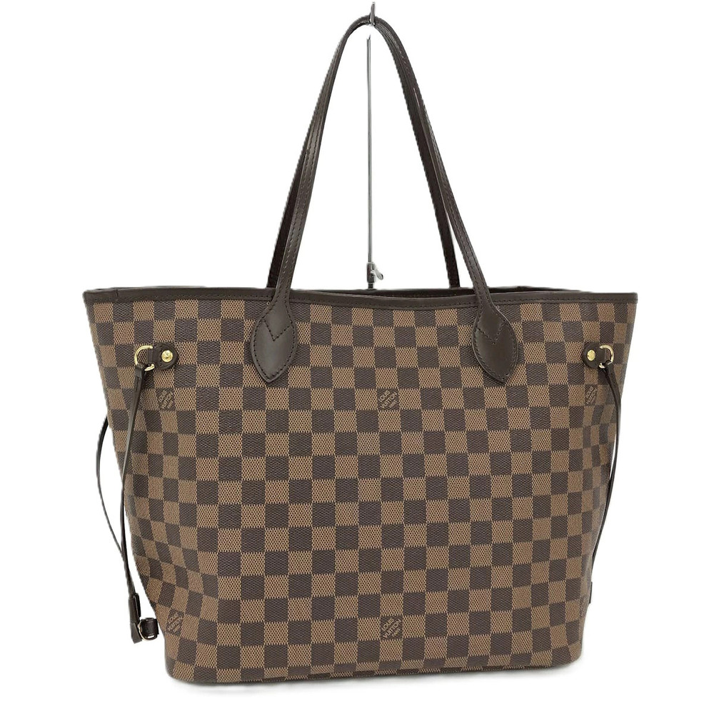 Louis Vuitton Neverfull Tote Bag Damier Ebene Brown